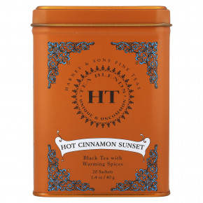 Harney & Sons, HT Tea Blends, чайные смеси, острая корица, 20 чайных пакетиков, 40 г (1,4 унции) - описание