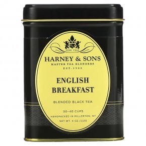 Harney & Sons, Смесь черного чая Английский завтрак, 4 унции (112 г) в Москве - eco-herb.ru | фото