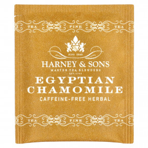 Harney & Sons, Травяной чай с египетской ромашкой, без кофеина, 50 чайных пакетиков, 20 г (0,7 унции) в Москве - eco-herb.ru | фото