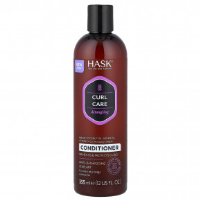 Hask Beauty, Curl Care, кондиционер для распутывания волос, для всех типов локонов, 355 мл (12 жидк. унц.) - описание | фото