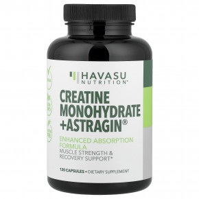 Havasu Nutrition, моногидрат креатина и Astragin®, 120 капсул в Москве - eco-herb.ru | изображение Havasu Nutrition, моногидрат креатина и Astragin®, 120 капсул в Москве - eco-herb.ru | фото