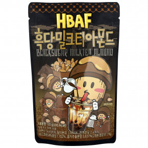 HBAF, Blacksugar Milktea Almond, 120 г в Москве - eco-herb.ru | фото