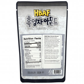 HBAF, Черный кунжут и миндаль, 120 г (4,23 унции) в Москве - eco-herb.ru | изображение HBAF, Черный кунжут и миндаль, 120 г (4,23 унции) в Москве - eco-herb.ru | фото