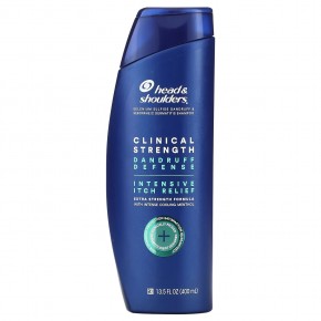 Head & Shoulders, Clinical Strength, шампунь от перхоти, интенсивное снятие зуда, 400 мл (13,5 жидк. Унции) - описание