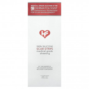 HealFast, 100% силиконовые полоски от шрамов, 5 многоразовых шт. - описание | фото