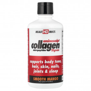 Health Direct, AminoSculpt® Collagen, коллаген с ароматом манго, 887 мл (30 жидк. унций) - описание | фото