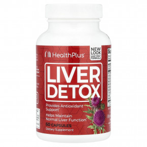 Health Plus, Liver Detox™, 60 капсул - описание | фото