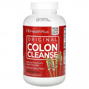 Health Plus, Original Colon Cleanse, пищевая добавка для очищения кишечника, 200 капсул в Москве - eco-herb.ru | фото