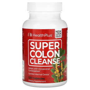 Health Plus, Super Colon Cleanse, 120 капсул - описание