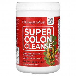 Health Plus, Super Colon Cleanse, для очищения толстой кишки, 340 г (12 унций) в Москве - eco-herb.ru | фото