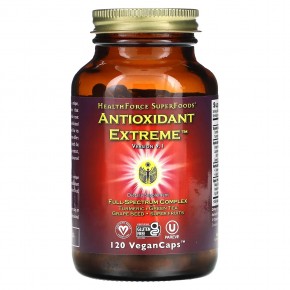 HealthForce Superfoods, Antioxidant Extreme, версия 9.1, 120 веганских капсул - описание