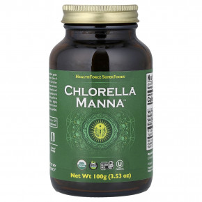 HealthForce Superfoods, Chlorella Manna™, 100 г (3,53 унции) - описание | фото