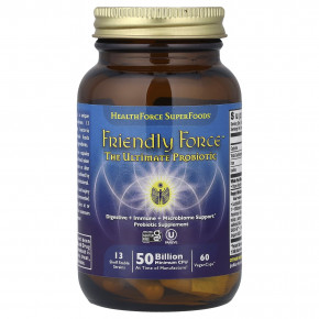 HealthForce Superfoods, Friendly Force™, Ultimate Probiotic, 60 VeganCaps™ в Москве - eco-herb.ru | изображение HealthForce Superfoods, Friendly Force™, Ultimate Probiotic, 60 VeganCaps™ в Москве - eco-herb.ru | фото