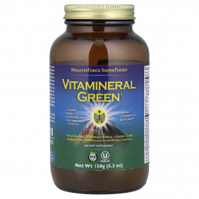 HealthForce Superfoods, Vitamineral Green®, 150 г (5,3 унции) - описание | фото