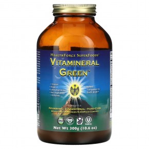 HealthForce Superfoods, Vitamineral Green, версия 5.5, 300 г (10,6 унции) - описание