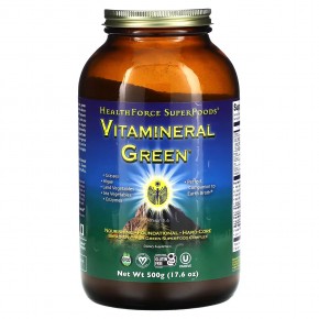 HealthForce Superfoods, Vitamineral Green, версия 5.5, 500 г (17,64 унции) - описание