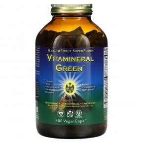 HealthForce Superfoods, Vitamineral Green, версия 5.5, 400 веганских капсул в Москве - eco-herb.ru | фото