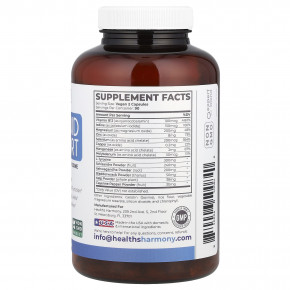 Healths Harmony, Поддержка щитовидной железы с йодом, 180 капсул в Москве - eco-herb.ru | изображение Healths Harmony, Поддержка щитовидной железы с йодом, 180 капсул в Москве - eco-herb.ru | фото