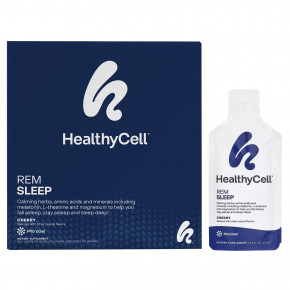 HealthyCell, REM Sleep, вишня, 30 гелевых пакетиков по 25 мл (0,84 жидк. Унции) - описание | фото