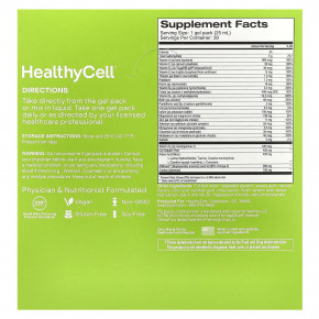 HealthyCell, Vegan Essentials, персик и манго, 30 гелевых пакетиков по 25 мл (0,84 жидк. Унции) в Москве - eco-herb.ru | изображение HealthyCell, Vegan Essentials, персик и манго, 30 гелевых пакетиков по 25 мл (0,84 жидк. Унции) в Москве - eco-herb.ru | фото