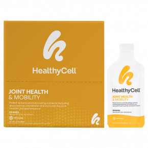 HealthyCell, Здоровье и подвижность суставов, апельсин, 30 гелевых пакетиков по 25 мл (0,84 жидк. Унции) в Москве - eco-herb.ru | фото