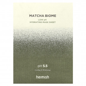 Heimish, Matcha Biome, увлажняющая тканевая маска с низким уровнем pH, 5 шт. по 30 мл в Москве - eco-herb.ru | фото