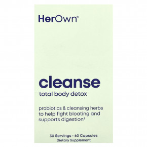 Her Own, Cleanse, 60 капсул - описание | фото