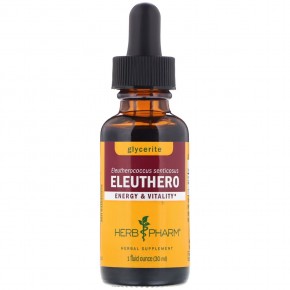 Herb Pharm, Eleuthero, Glycerite, 1 fl oz (30 ml) в Москве - eco-herb.ru | фото