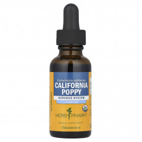 Herb Pharm, калифорнийский мак, 30 мл (1 жидк. унция) - описание | фото