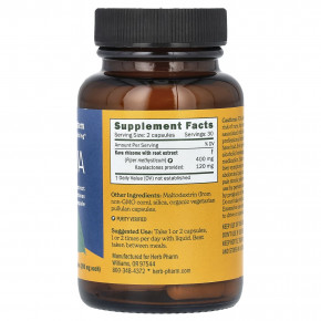 Herb Pharm, Кава, 60 вегетарианских капсул (200 мг в каждой капсуле) в Москве - eco-herb.ru | фото