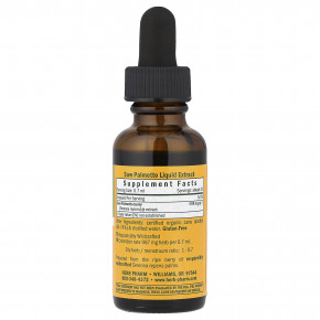 Herb Pharm, сереноя, 30 мл (1 жидк. унция) в Москве - eco-herb.ru | изображение Herb Pharm, сереноя, 30 мл (1 жидк. унция) в Москве - eco-herb.ru | фото