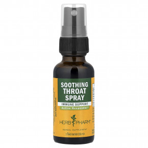 Herb Pharm, успокаивающий спрей для горла, 30 мл (1 жидк. унция) - описание | фото