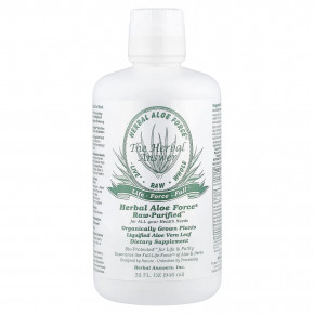 Herbal Answers, Herbal Aloe Force®, Raw Purified™, 946 мл (32 жидк. унции) - описание | фото