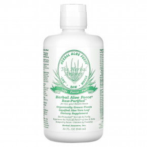 Herbal Answers, Herbal Aloe Force, Raw Purified, 946 мл (32 жидких унции) в Москве - eco-herb.ru | фото