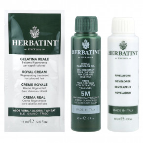 Herbatint, Стойкая гель-краска для волос, 5M, светлый каштан, красное дерево, 135 мл (4,56 жидк. Унции) в Москве - eco-herb.ru | фото