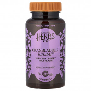 Herbs Etc., CranBladder ReLeaf®, 60 капсул в Москве - eco-herb.ru | изображение Herbs Etc., CranBladder ReLeaf®, 60 капсул в Москве - eco-herb.ru | фото