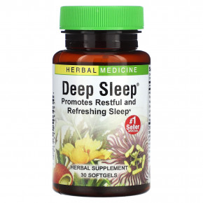 Herbs Etc., Deep Sleep, 30 мягких таблеток - описание