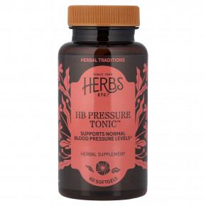 Herbs Etc., HB Pressure Tonic™, 60 капсул - описание | фото