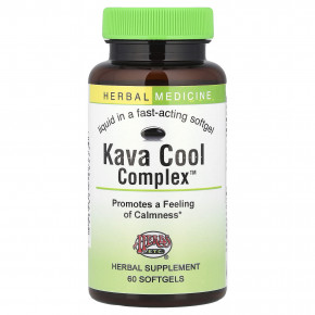 Herbs Etc., Kava Cool Complex ™, 60 мягких таблеток - описание | фото