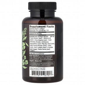 Herbs Etc., Lung Tonic™, 120 капсул в Москве - eco-herb.ru | фото