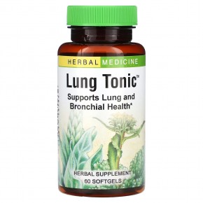 Herbs Etc., Lung Tonic, добавка для здоровья легких, 60 капсул в Москве - eco-herb.ru | фото