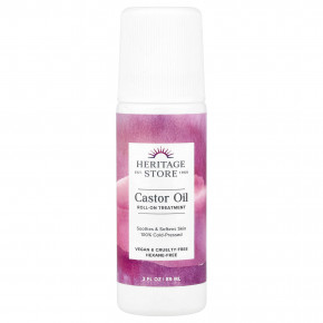 Heritage Store, Шариковое средство с касторовым маслом, 89 мл (3 жидк. Унции) - описание | фото