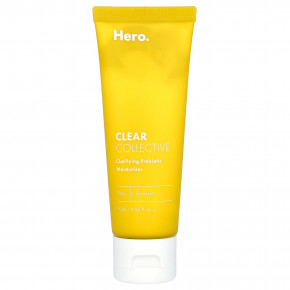 Hero Cosmetics, Clear Collective, очищающий увлажняющий крем с пребиотиками, 70 мл (2,36 жидк. унции) в Москве - eco-herb.ru | фото