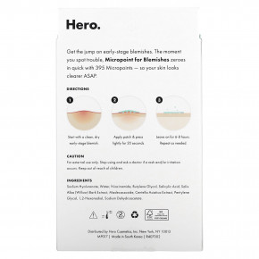 Hero Cosmetics, Mighty Patch, Micropoint для высыпаний, 8 патчей в Москве - eco-herb.ru | фото