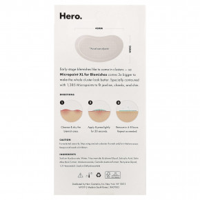 Hero Cosmetics, Mighty Patch® Micropoint XL, для устранения несовершенств, 6 патчей в Москве - eco-herb.ru | фото
