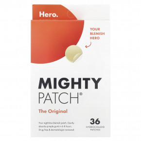 Hero Cosmetics, Mighty Patch, оригинальные пластыри, 36 шт. - описание