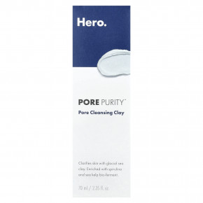 Hero Cosmetics, Pore Purity, глина для очищения пор, 70 мл (2,35 жидк. унц.) в Москве - eco-herb.ru | фото