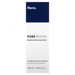 Hero Cosmetics, Pore Release, раствор для очищения от угрей, 100 мл (3,38 жидк. Унции) в Москве - eco-herb.ru | фото