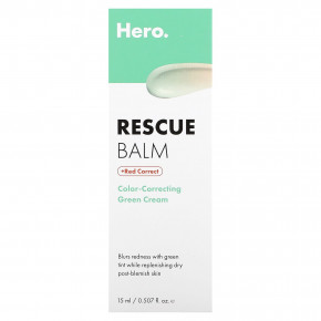 Hero Cosmetics, Rescue Balm + Red Correct, 15 мл (0,507 жидк. унц.) в Москве - eco-herb.ru | фото