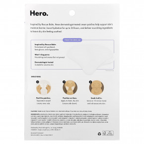 Hero Cosmetics, Rescue Patch, 6 кремовых патчей в Москве - eco-herb.ru | фото